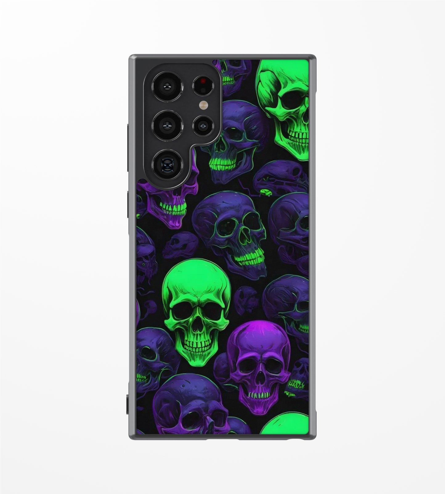neon skull