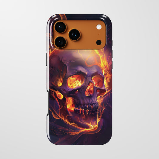 Flaming Skull