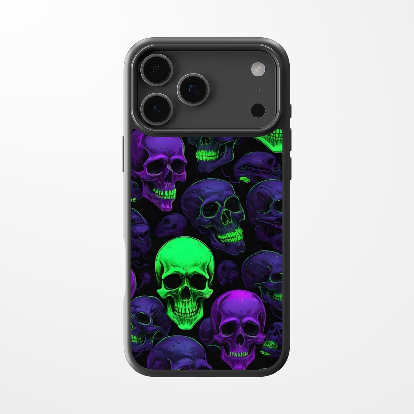 neon skull