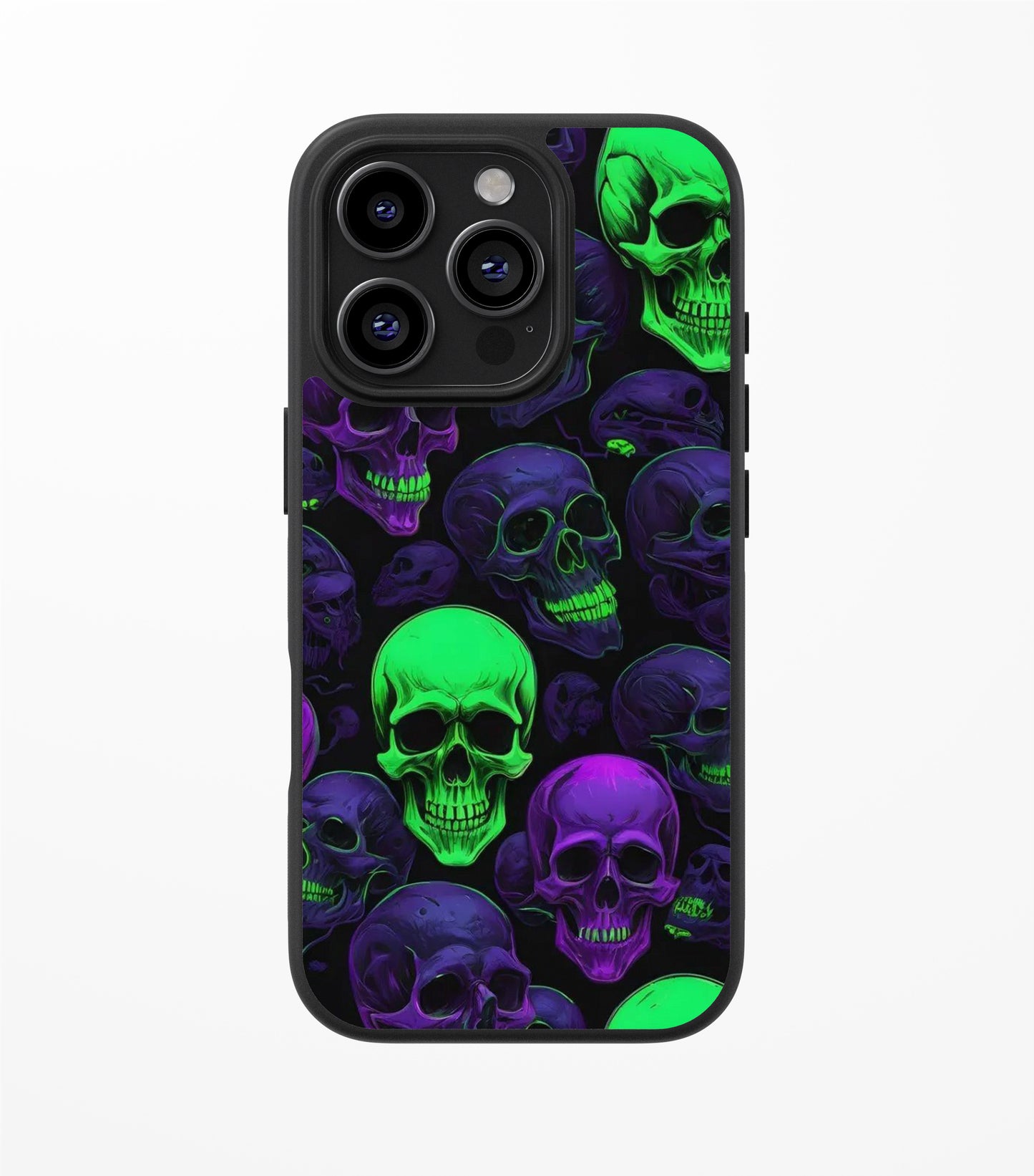 neon skull