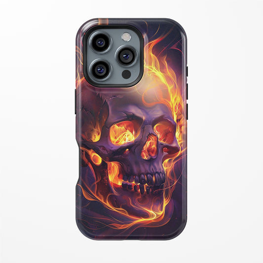 Flaming Skull