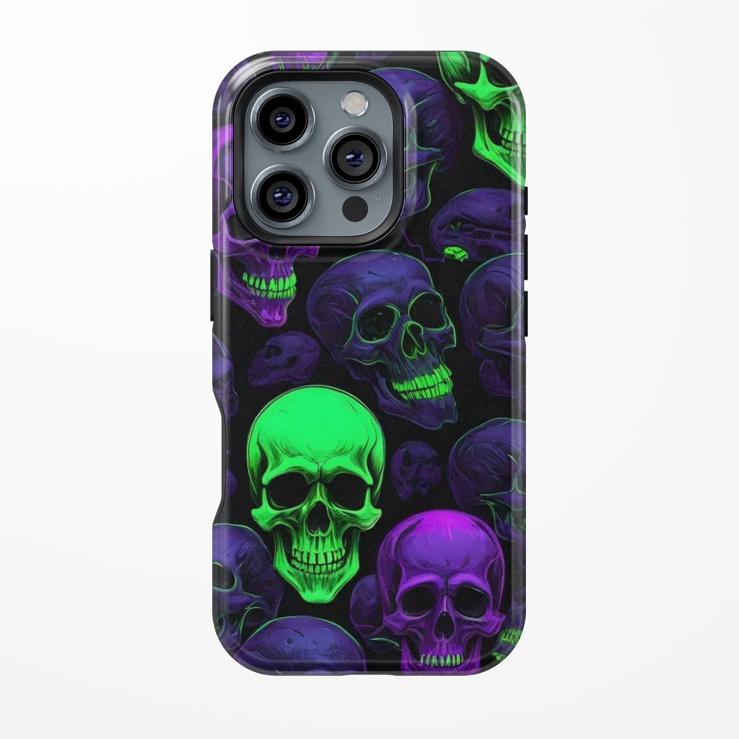 neon skull